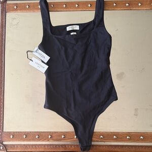 Aritzia Contour Black Bodysuit